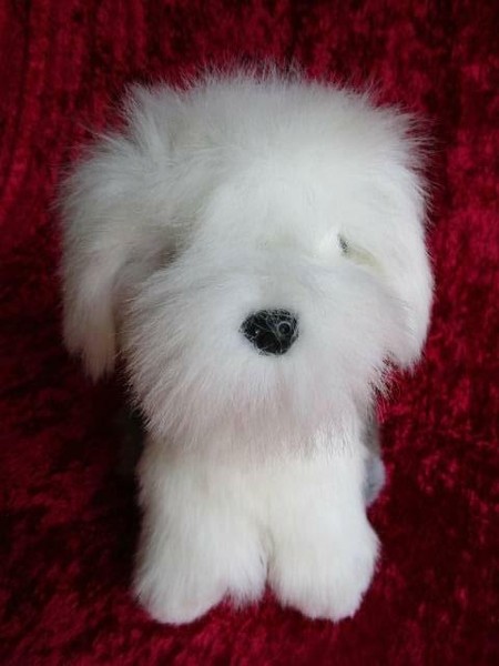 large dulux dog soft toy